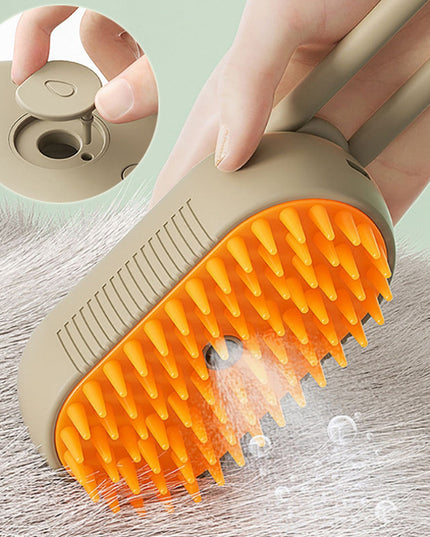 Cat Steam Brush Steamy Dog Brush 3 In 1 Electric Spray Cat Hair Brushes For Massage Pet Grooming Comb Hair Removal Combs Pet Products