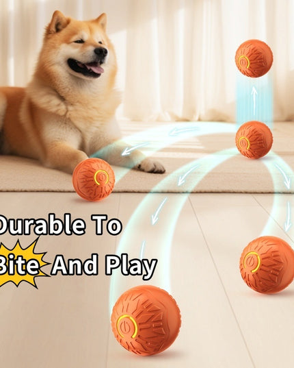 Pets Electric Jumping Ball Automatic Dog-teasing Luminous Pet Products Pets Dogs Training Products Ball Toys For Dogs Resistance