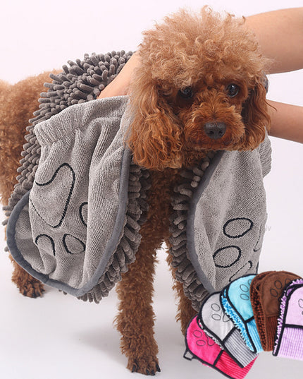 Dogs Cats Towels Super Absorbent Dog Bathrobe Microfiber Bath Towels Quick-Drying Cat Bath Towel For Pets Towel Dog Towels Pet Products