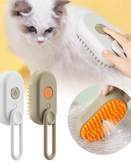 Cat Steam Brush Steamy Dog Brush 3 In 1 Electric Spray Cat Hair Brushes For Massage Pet Grooming Comb Hair Removal Combs Pet Products