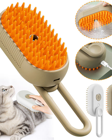 Cat Steam Brush Steamy Dog Brush 3 In 1 Electric Spray Cat Hair Brushes For Massage Pet Grooming Comb Hair Removal Combs Pet Products