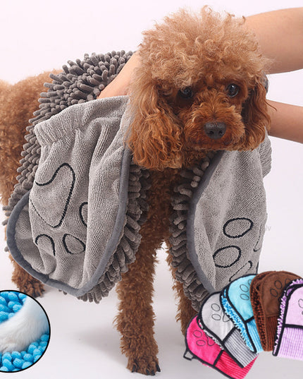 Dogs Cats Towels Super Absorbent Dog Bathrobe Microfiber Bath Towels Quick-Drying Cat Bath Towel For Pets Towel Dog Towels Pet Products