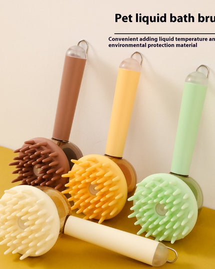 Massage Brush For Pets Silicone Bath Brush Pet Products