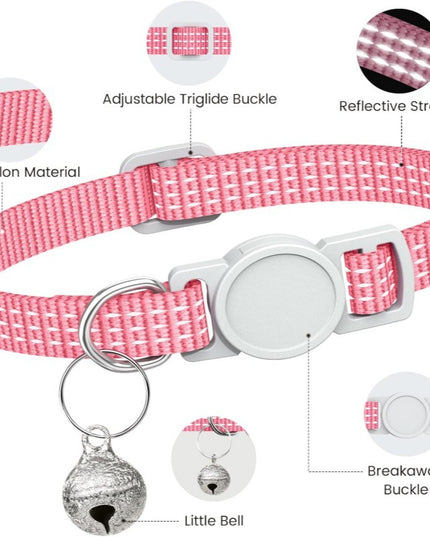 Pets Comfortable Breathable Nylon Cat Collar Pet Products