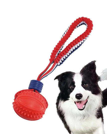 Interactive Dog Toy Ball Interactive Teether With Rope Dog Ball Pet Supplies Chewing Ball Training For Living Room Lake Beach Pets Products