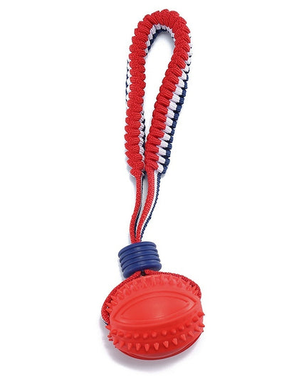 Interactive Dog Toy Ball Interactive Teether With Rope Dog Ball Pet Supplies Chewing Ball Training For Living Room Lake Beach Pets Products