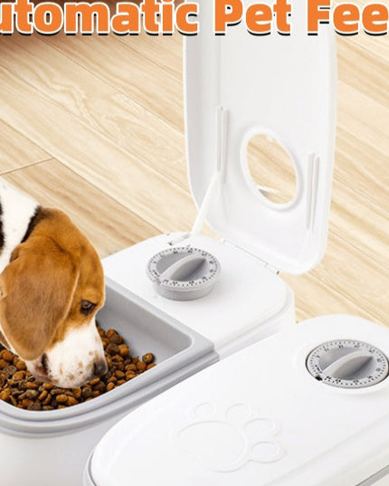 Automatic Pet Feeder Smart Food Dispenser For Cats Dogs Timer Stainless Steel Bowl Auto Dog Cat Pet Feeding Pets Supplies